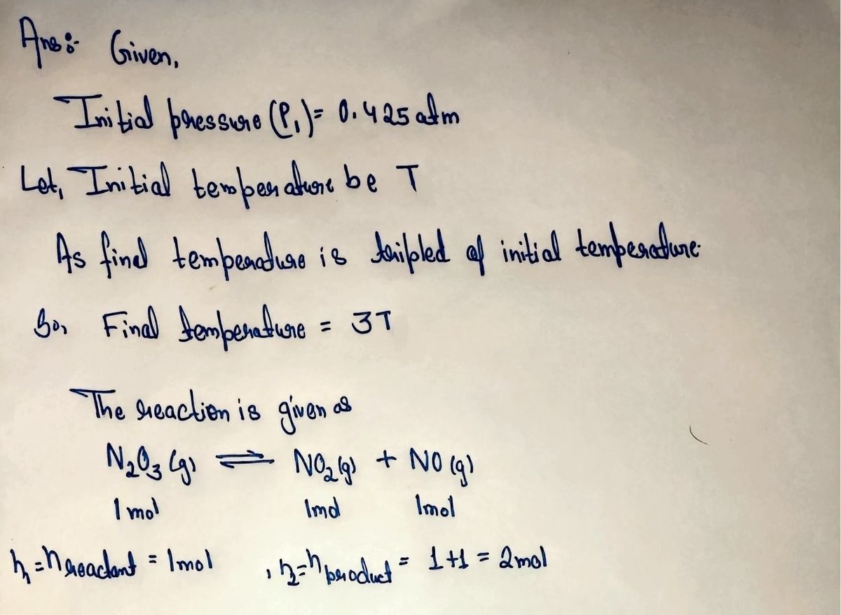 Chemistry homework question answer, step 1, image 1